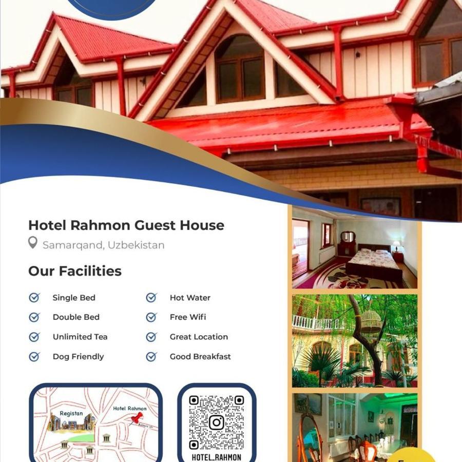 Hotel Rahmon Szamarkand Kültér fotó